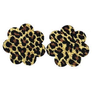 Leopard Flower Nipple Cover
