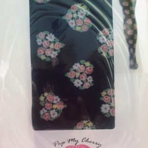Vintage Pop My Cherry Floral Hearts Tights