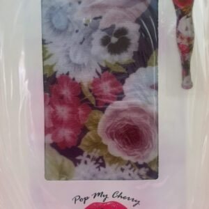 Vintage Pop My Cherry Granny Floral Art Design Tights