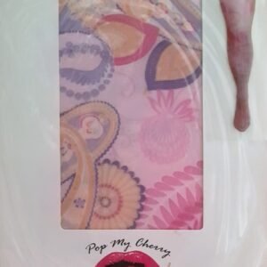 Vintage Pop My Cherry Pink Bohemian Trippy Hippie Tights
