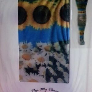 Vintage Pop My Cherry Sunflower Patterned Tights